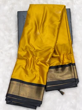 Sico Mustard Paithani F01