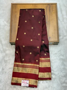 Soft Silk Narayanpeth Maroon L01