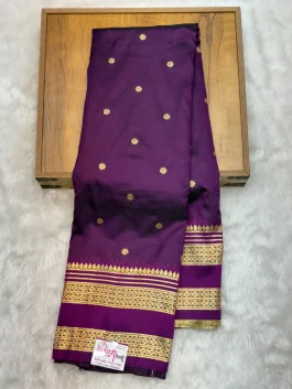 Soft Silk Narayanpeth Wine L01