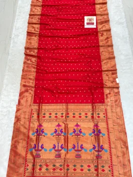 Pure Silk Triple Muniya Paithani E10