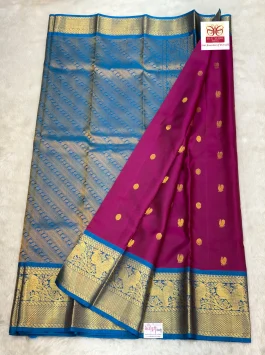 Pure Silk Handloom Gadwal  M01