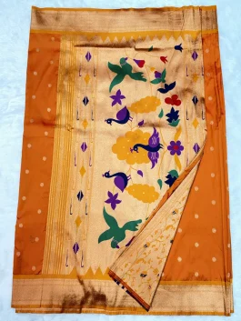 Janavi Kalanjali Paithani With Brocade Blouse M11