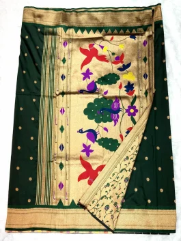 Janavi Kalanjali Paithani With Brocade Blouse M11