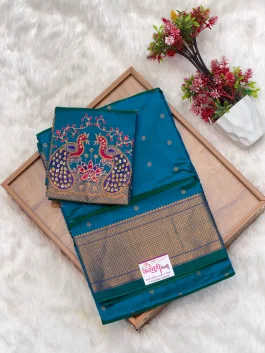 Sanjana Aariwork Madhuri Saree Q11
