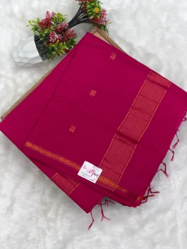 Maheshawari Cotton Pink Saree U11