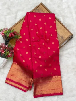 Manisha Kalanjali Rani Pink Paithani W11