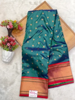 Hema Kalanjali Paithani Rama Green Z11
