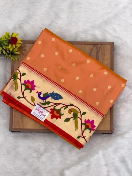 Brocade Premium Soft Silk Aboli Paithani A12