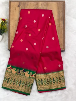 Rasika Gadwal Saree Red G12