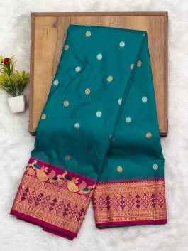Rasika Gadwal Saree Rama Green G12