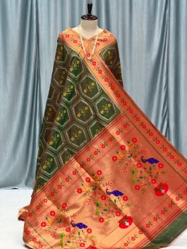 Soft Bandhani / Patola Saree Chutney R12