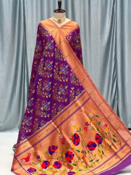 Soft Bandhani / Patola Wine R12