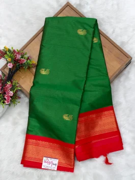 Sico Dark Green Paithani F01