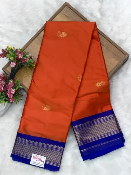 Sico Orange Paithani F01
