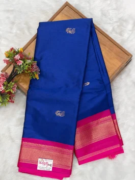 Sico Royal Blue Paithani F01