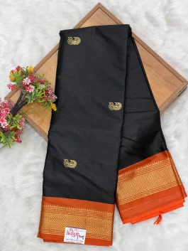 Sico Black Paithani F01