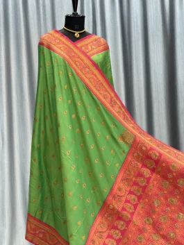 Sejal Diamond Work Paithani Popati T12